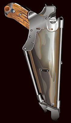 luger holster & magazines